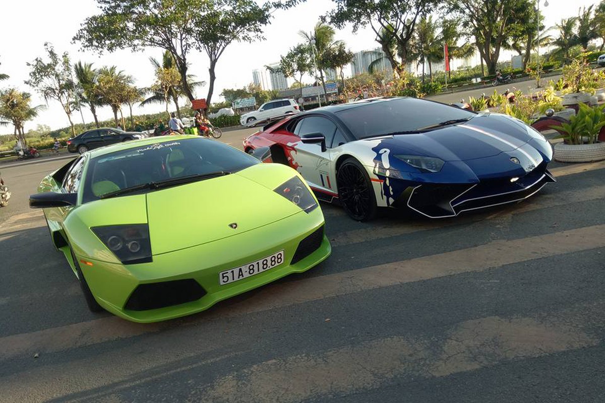 Sieu xe Aventador SV 32 ty mau doc cua Minh Nhua